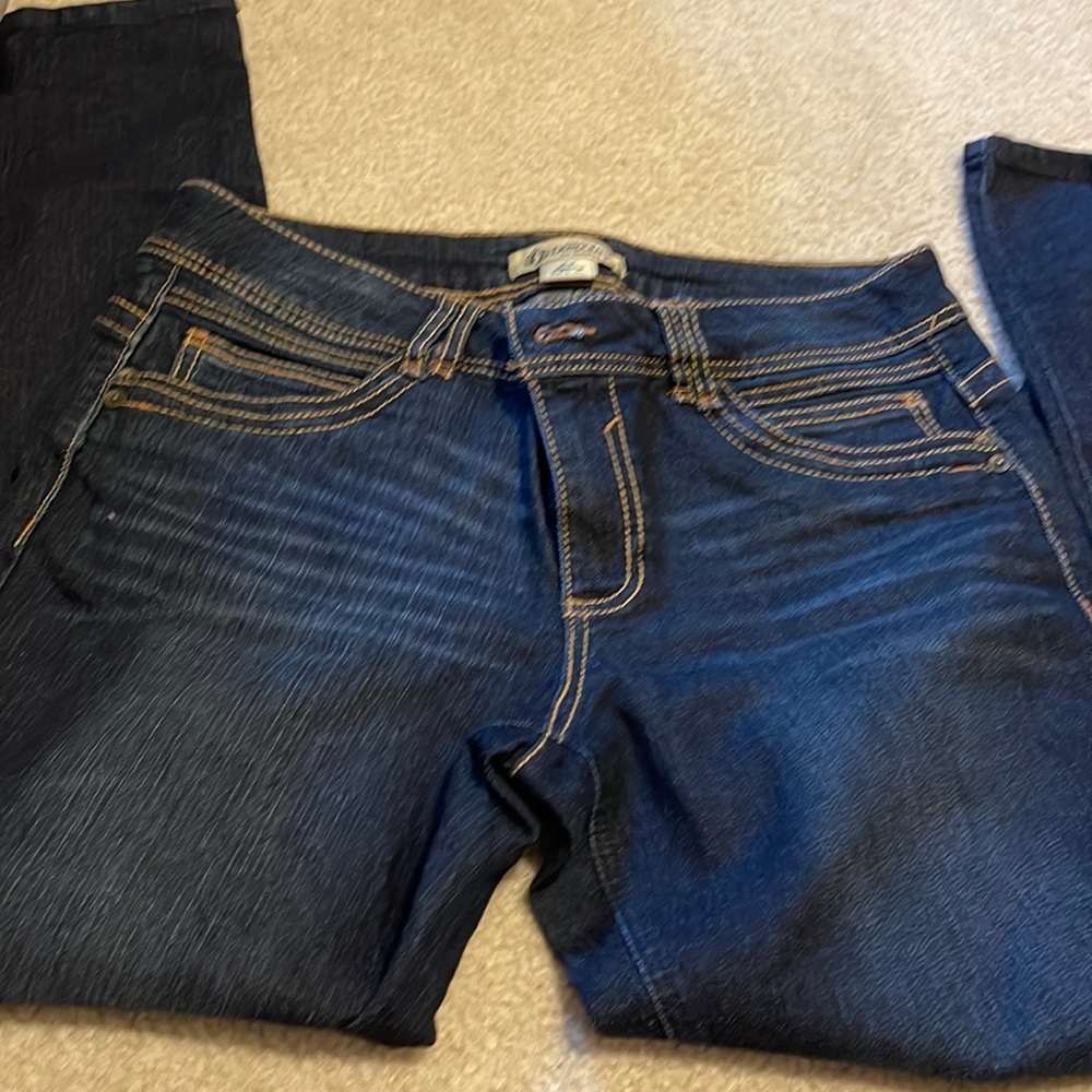 Democracy jeans.  Jeggings fit size 12